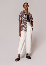 Clouded Leopard Print Shirt
