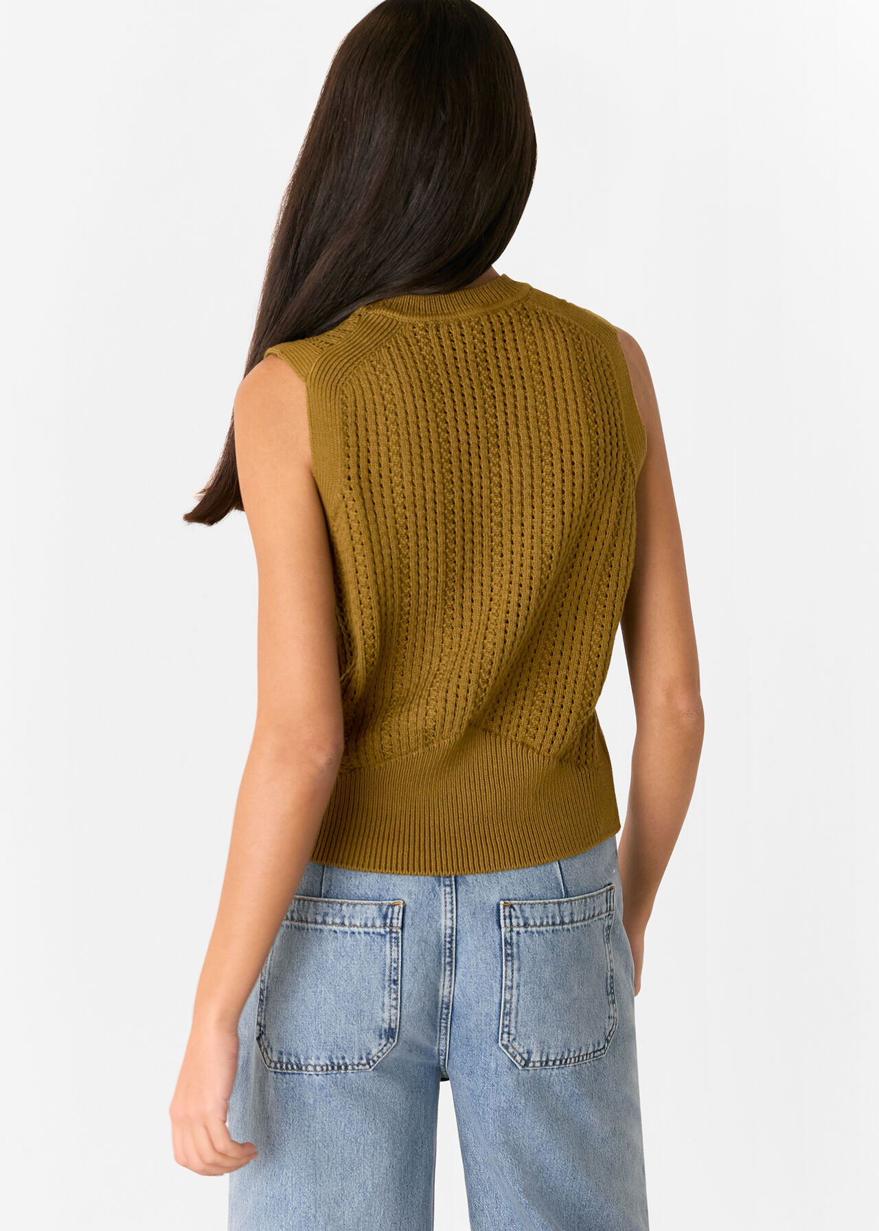 Pointelle Knitted Tank