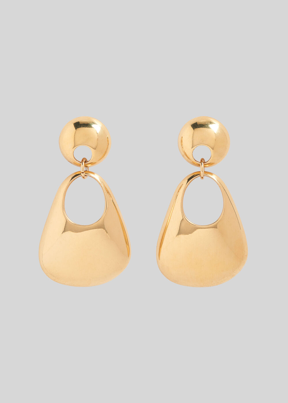 Sculptural Earring Gold/Multi