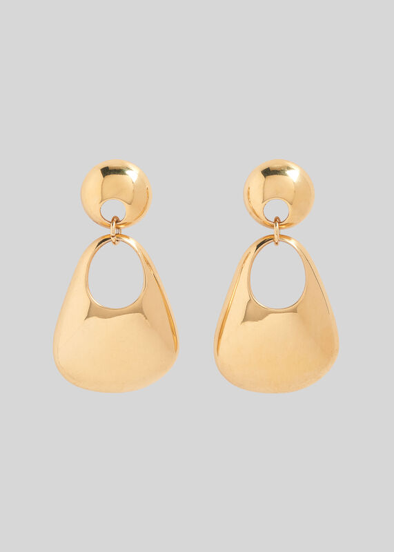 Gold Sculptural Earring