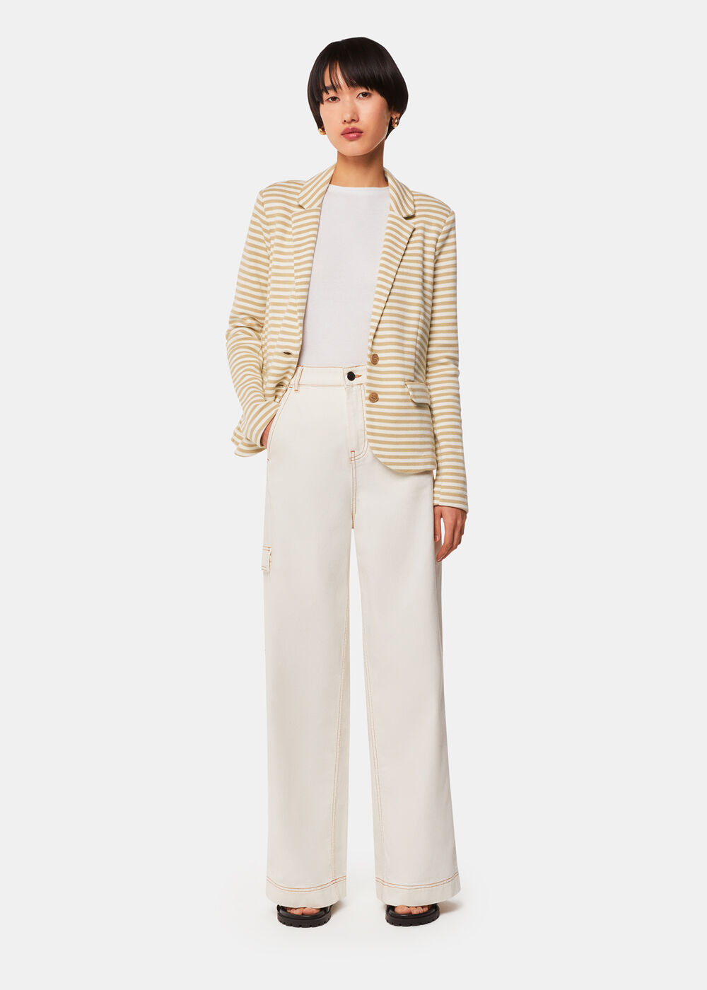 Slim Fit Jersey Jacket