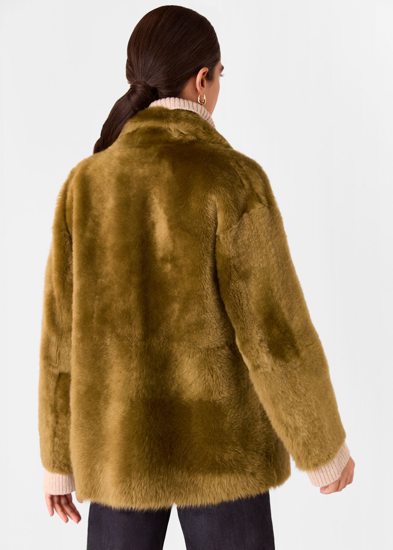 Tamina Short Shearling Coat