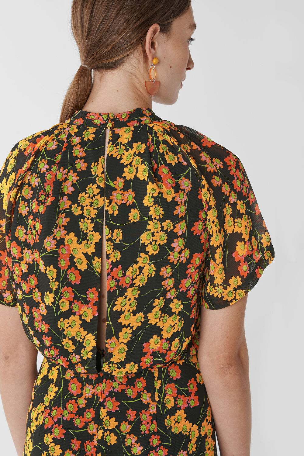 Daisy Print Stine Dress Multicolour