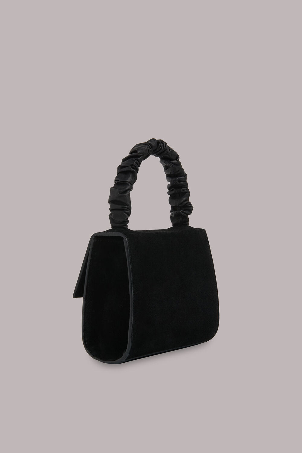 Payton Ruched Top Handle Bag
