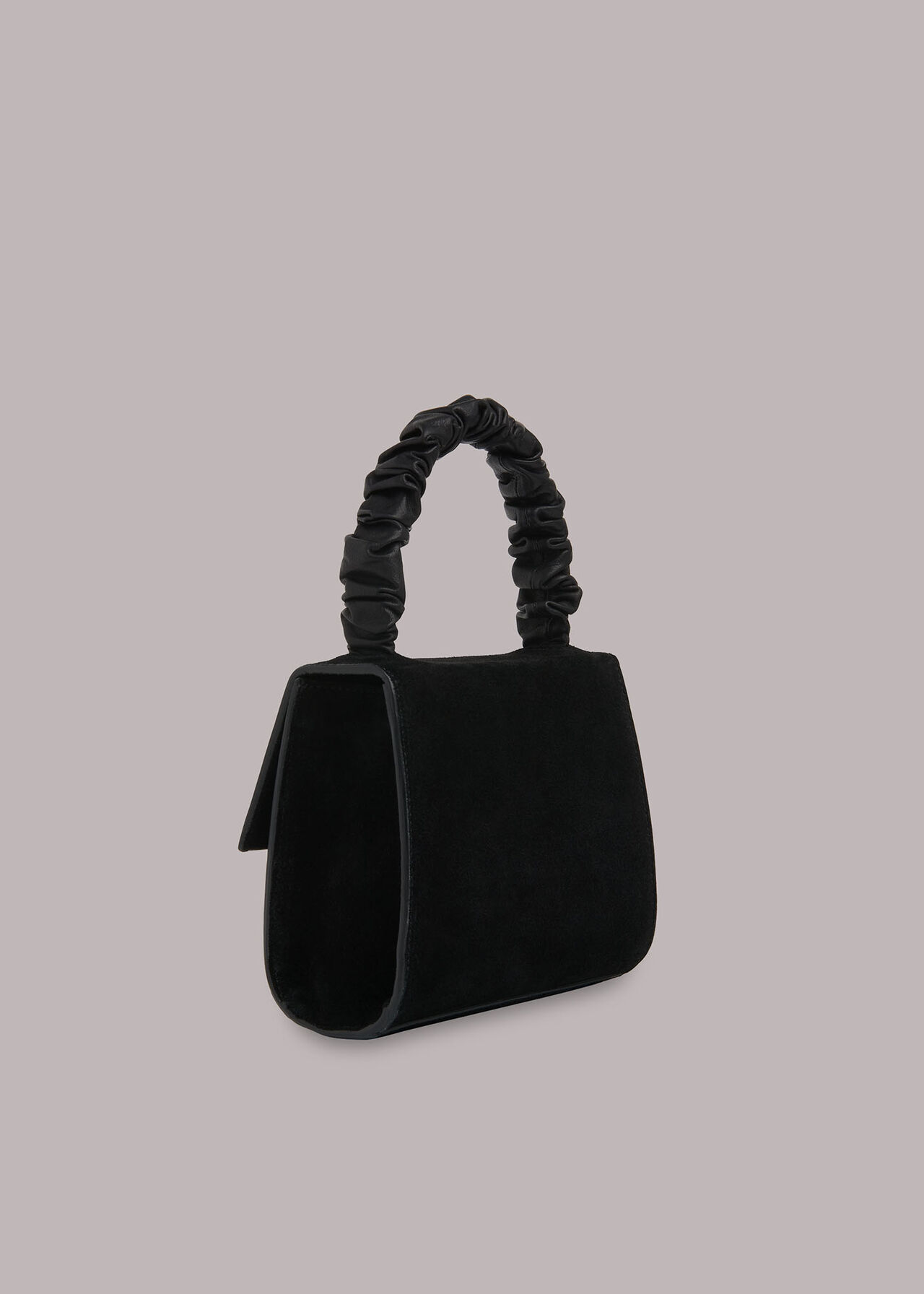 Payton Ruched Top Handle Bag