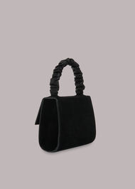 Payton Ruched Top Handle Bag