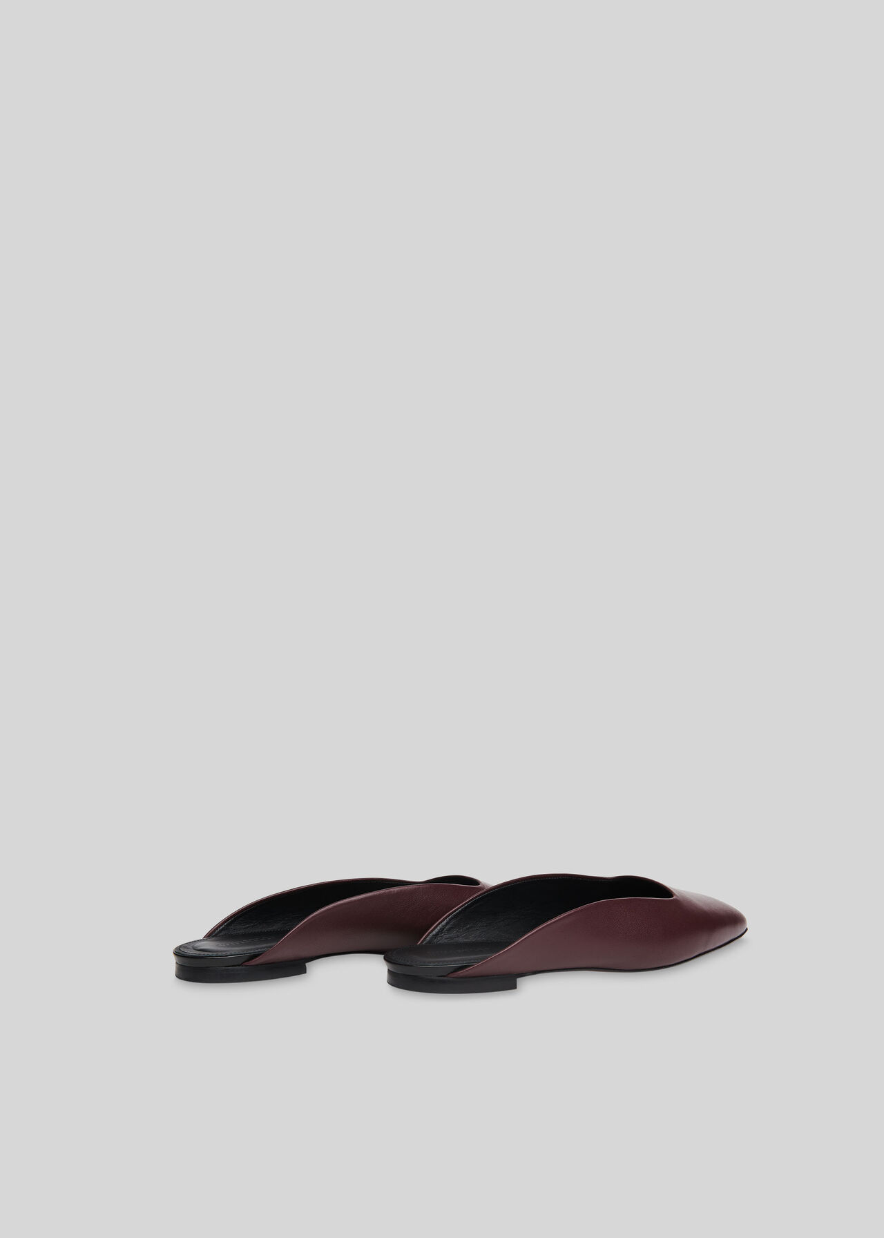 Netley Slip On Mule Burgundy