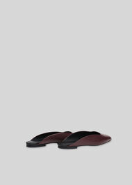 Netley Slip On Mule Burgundy