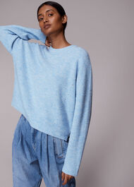 Ribbed Crew Neck Jumper