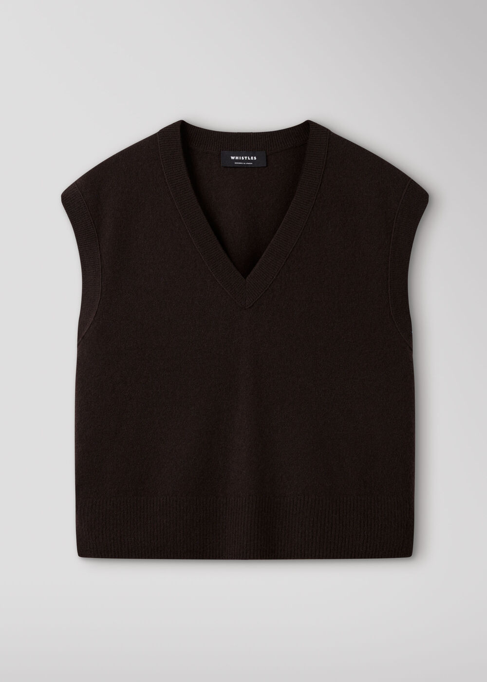 Cashmere V Neck Tank