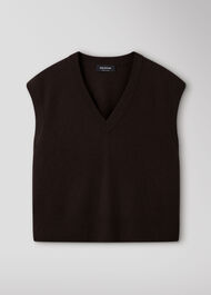 Cashmere V Neck Tank