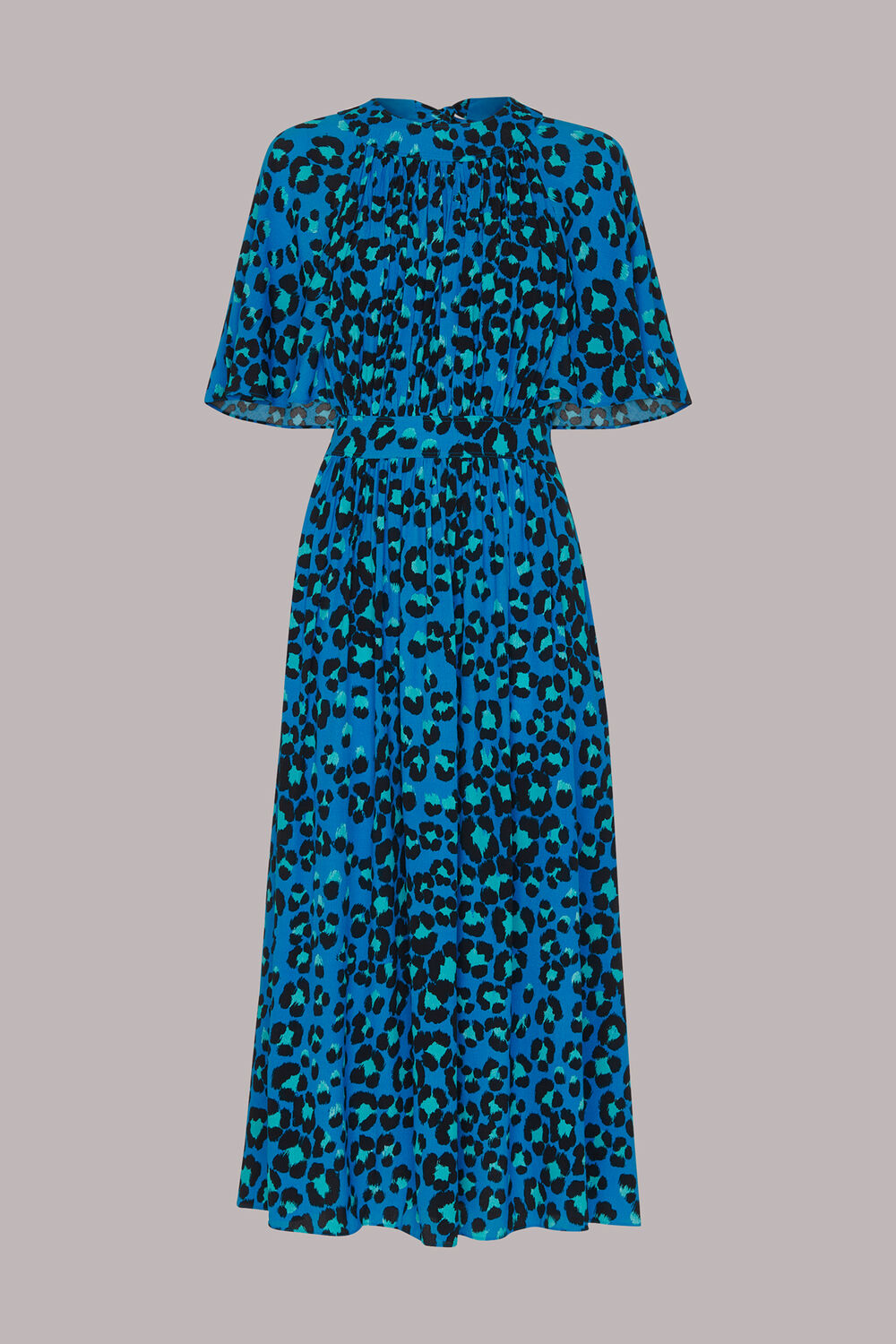 Petite Painted Leopard Amelia Dress