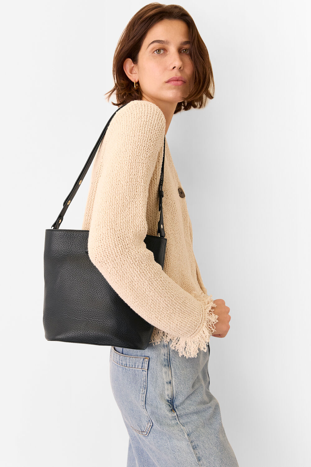 Cleo Toggle Bucket Bag