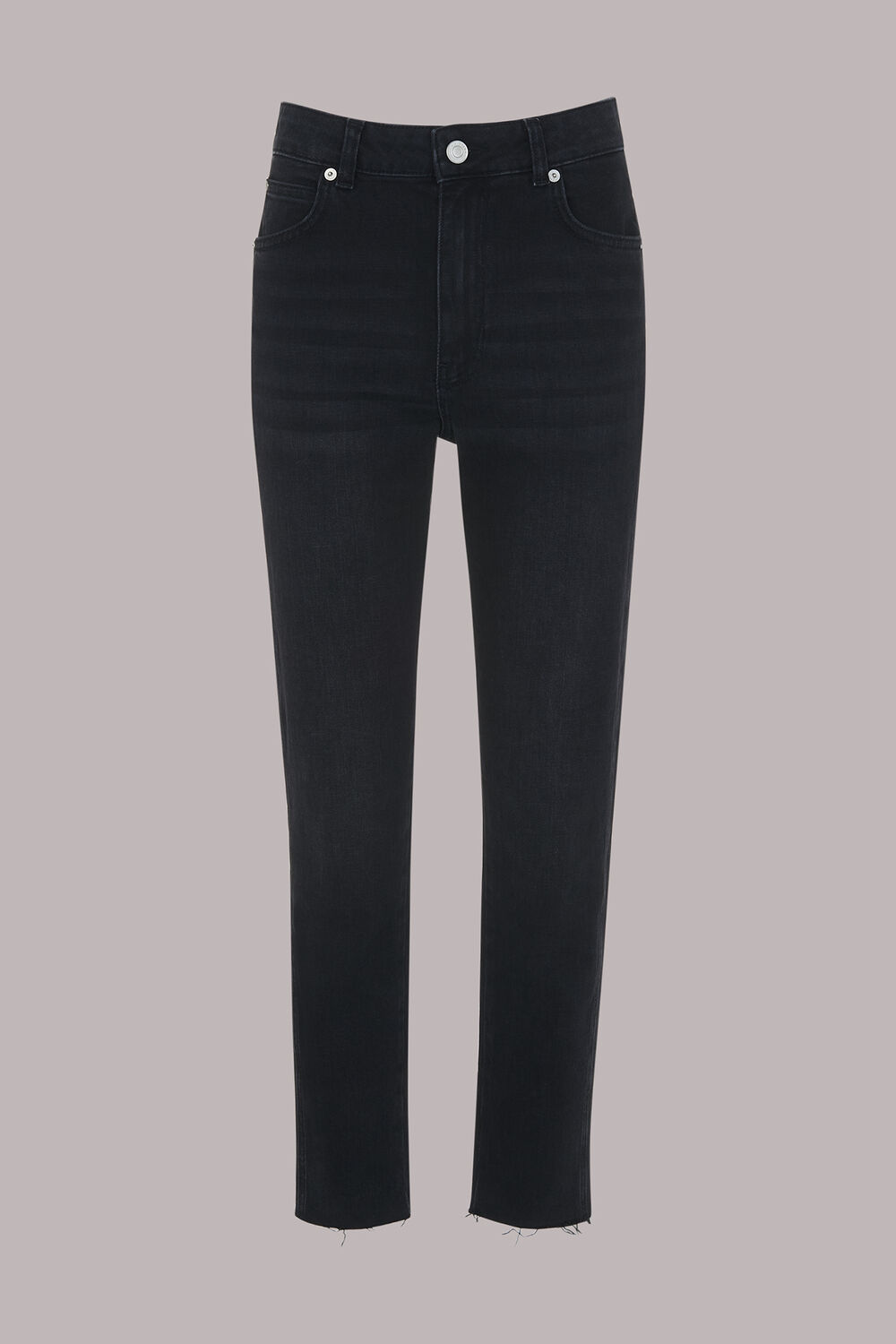 Stretch Slim Frayed Jean