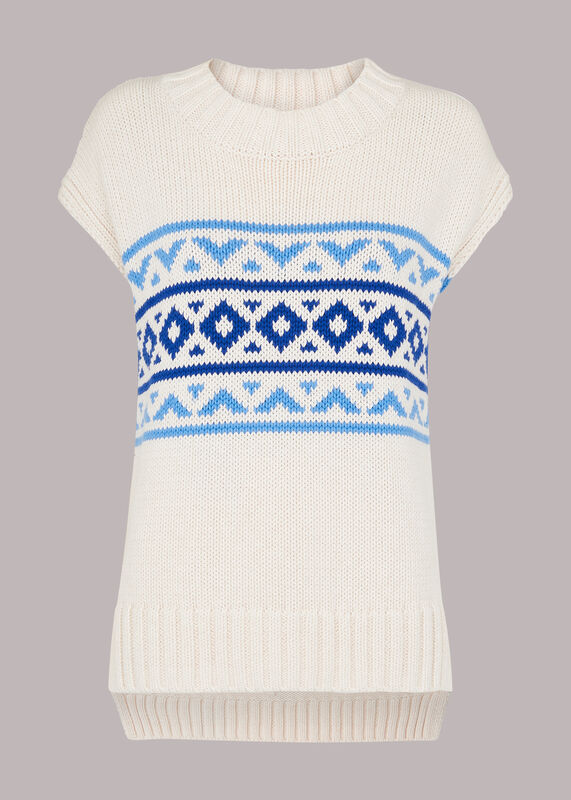 Fairisle High Neck Tank