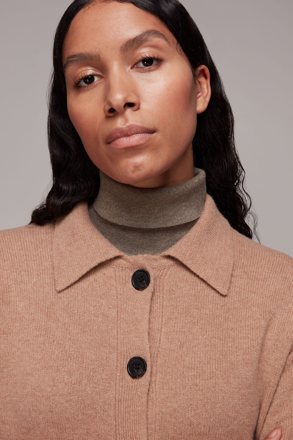 Button Up Collar Jacket