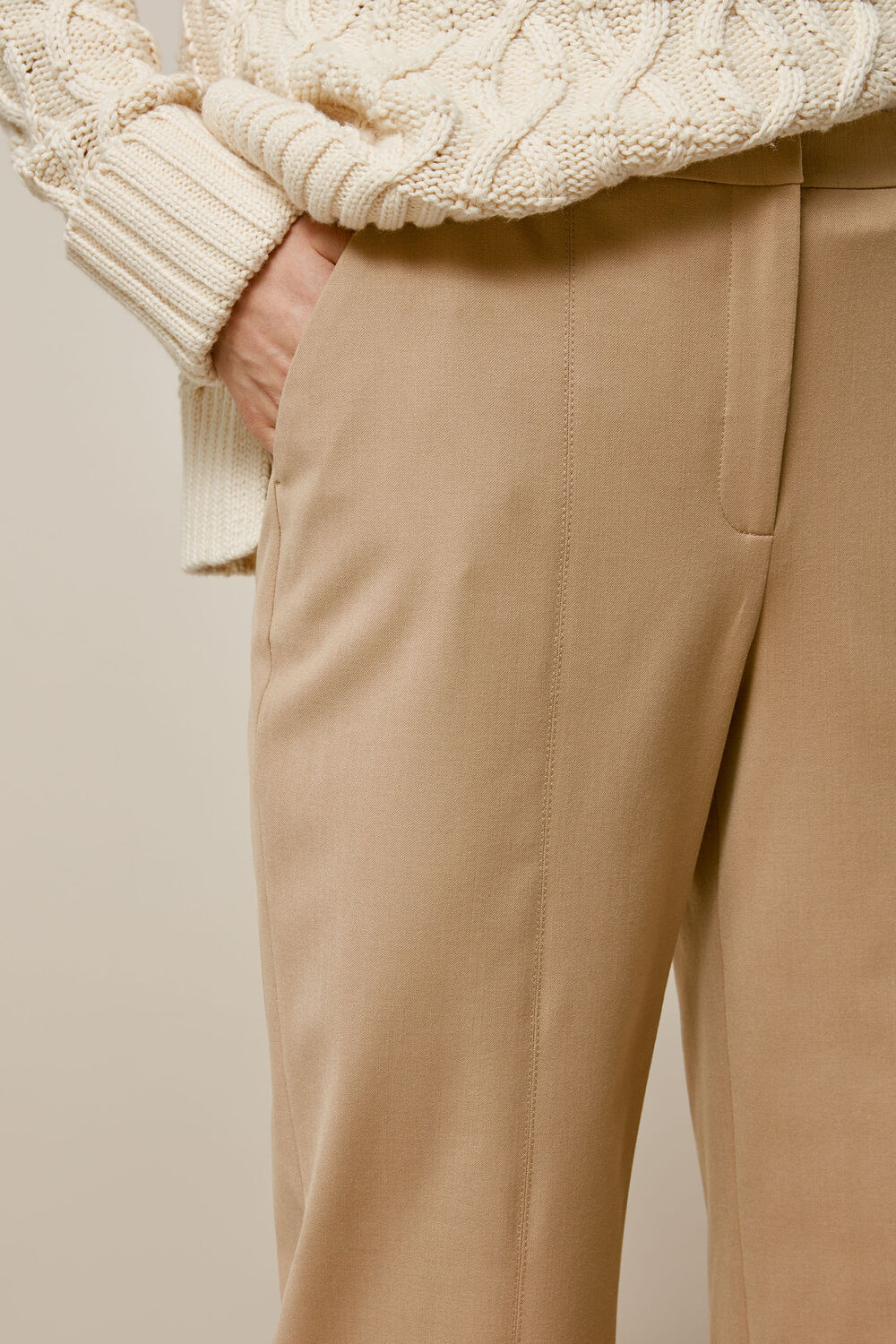 Sonia Tapered Trouser Camel