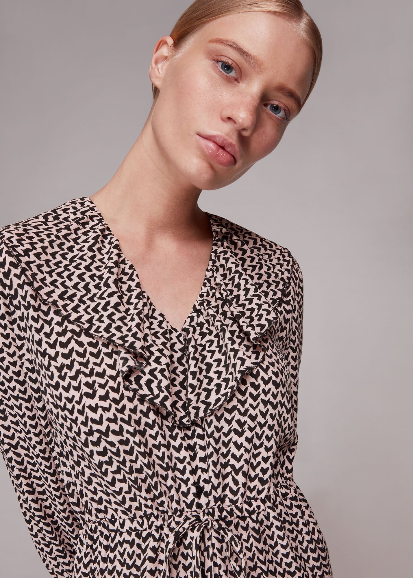 Whistles heart print jumpsuit 2025