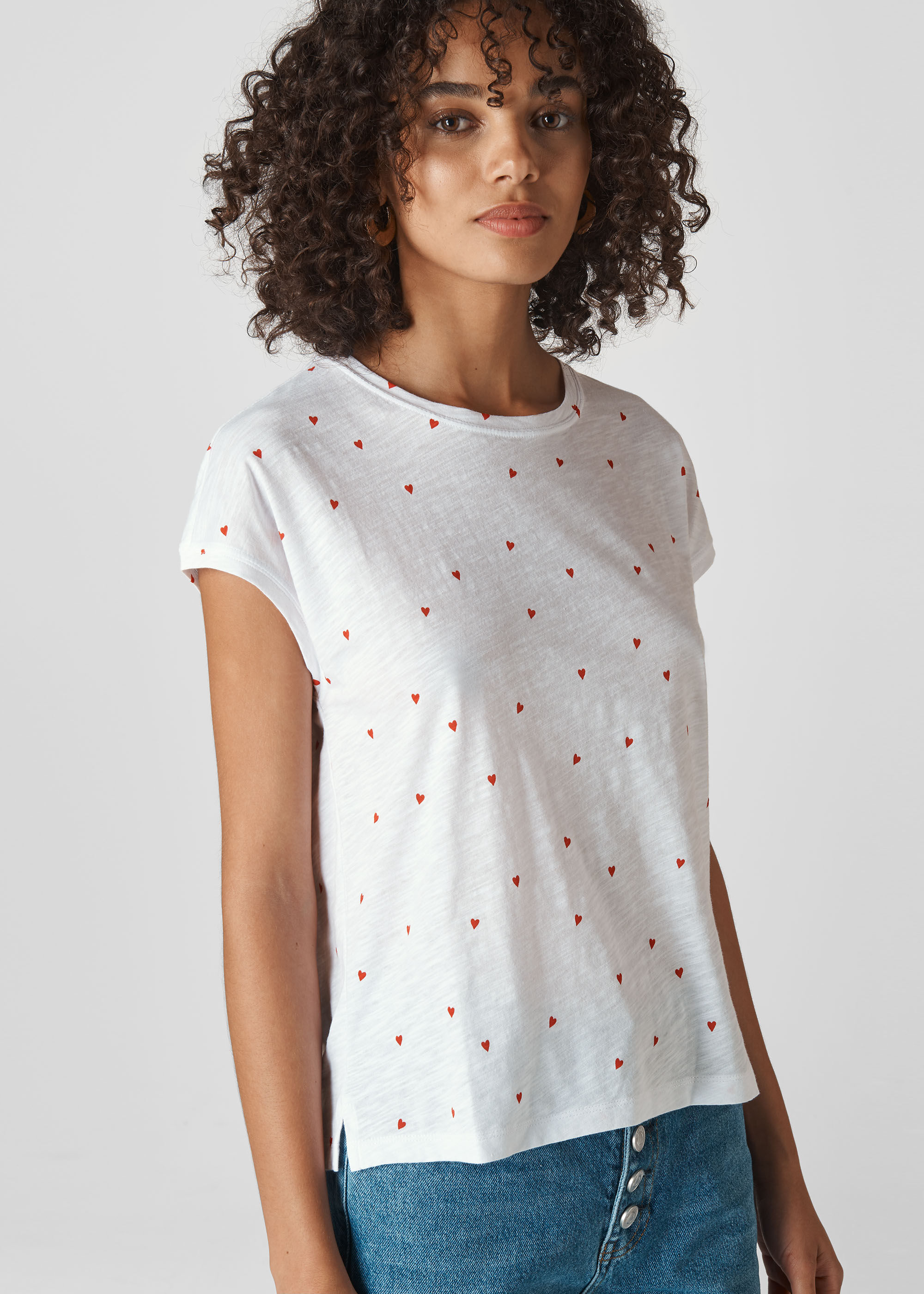 Scattered Heart Print Minimal