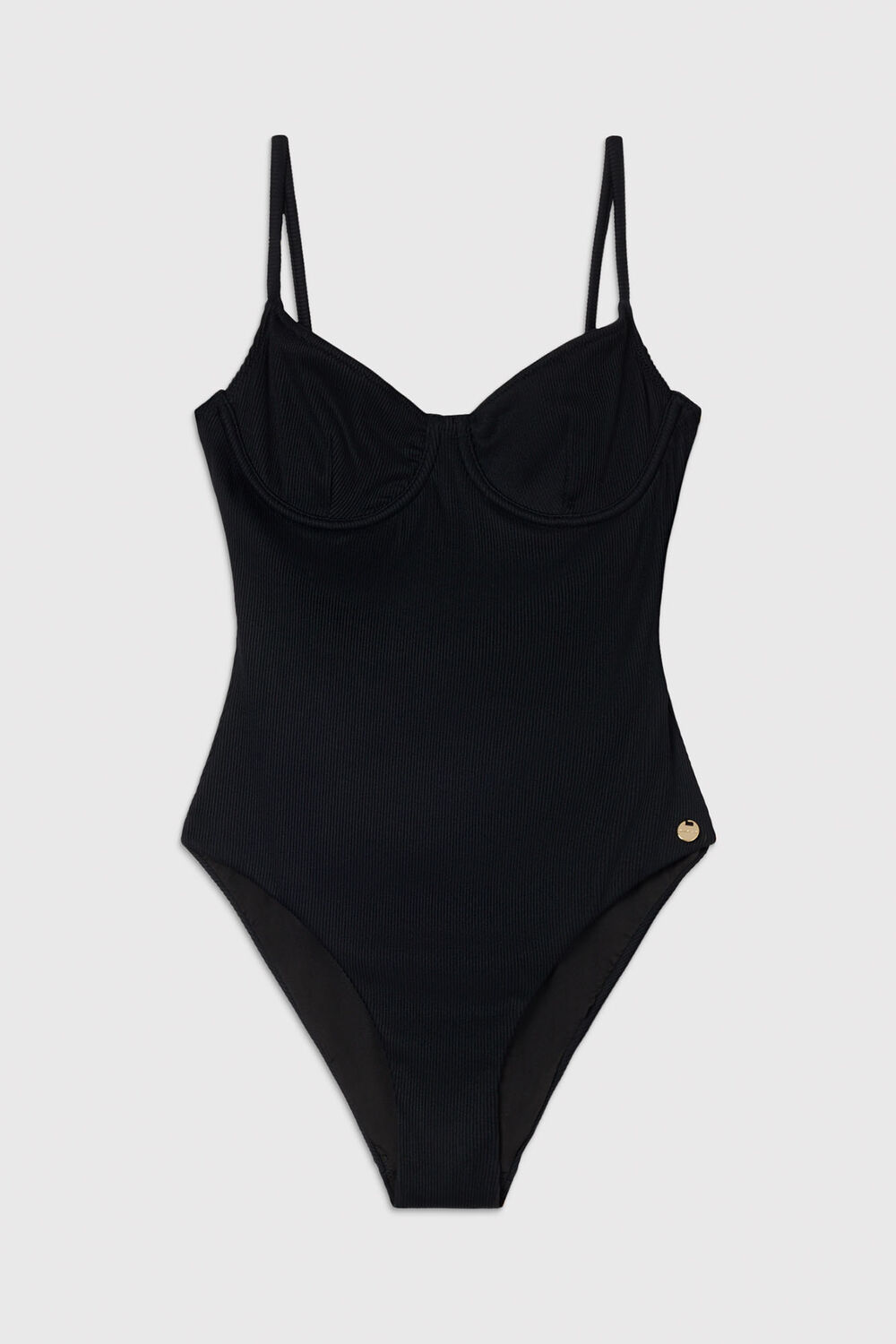 Ribbed Underwire Swimsuit