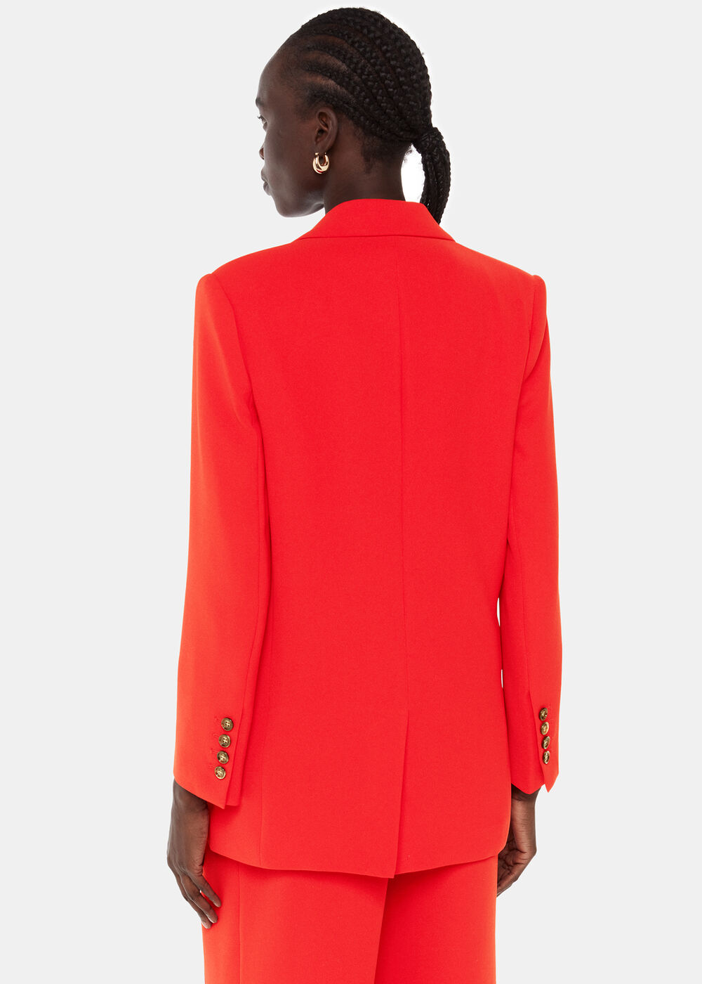 Boyfriend Crepe Blazer