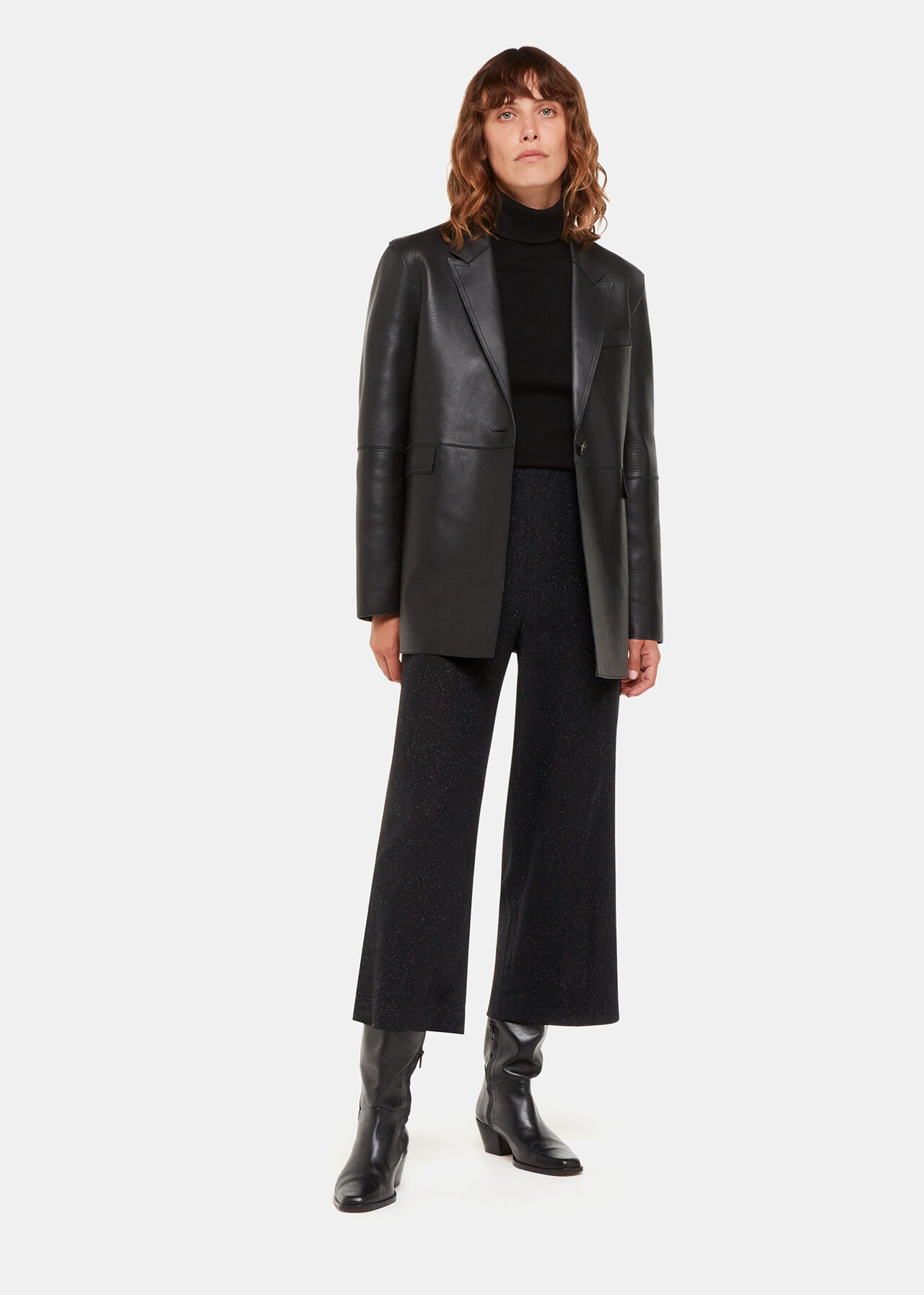 Eva Sparkle Cropped Trouser