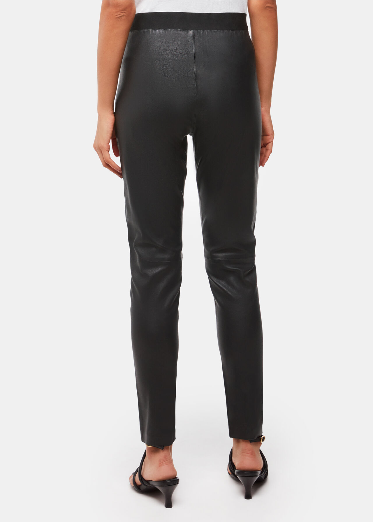 Stretch Leather Legging