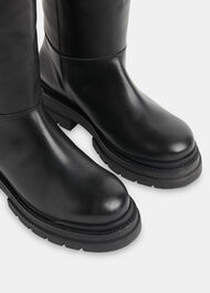 Maceo Lug Sole Knee High Boot