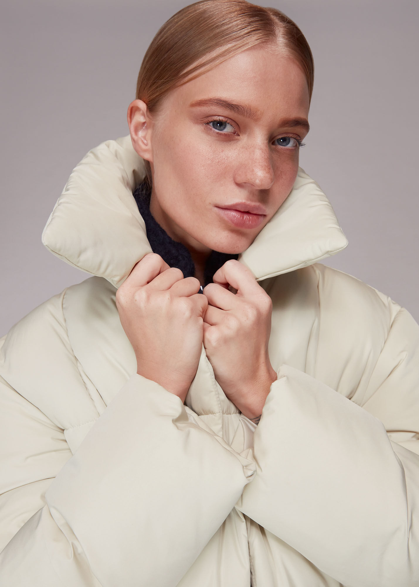 Ivory Wren Puffer Coat
