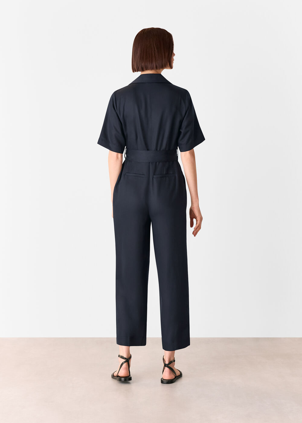 Button Front Jumpsuit