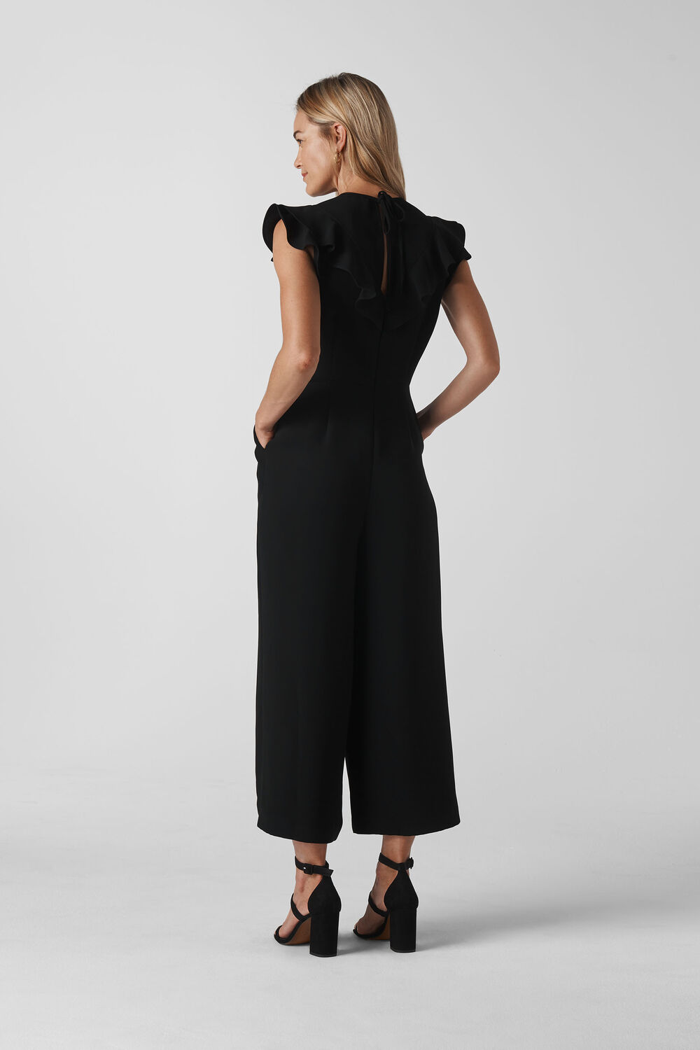 Joanna Frill Crepe Jumpsuit Black