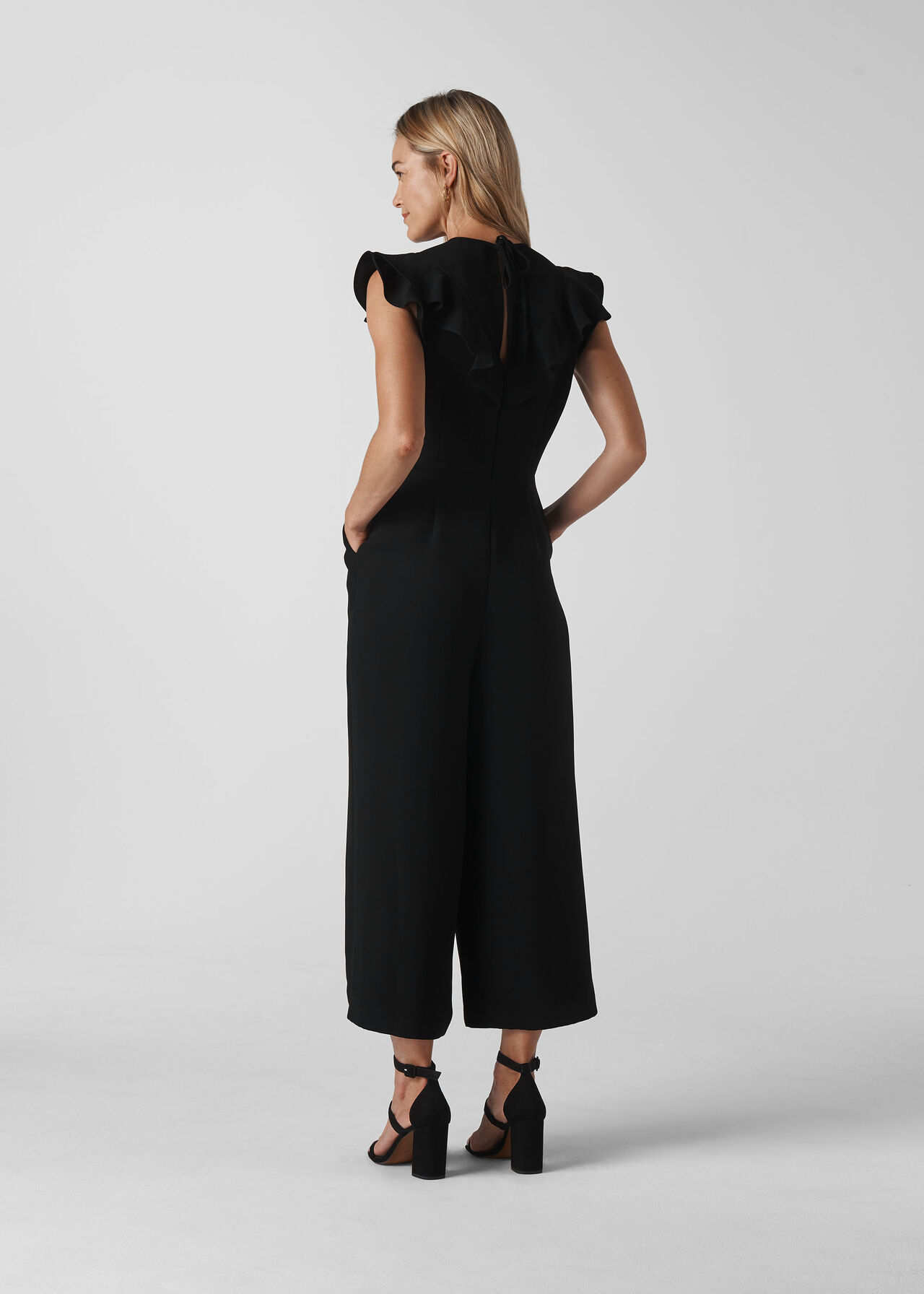 Joanna Frill Crepe Jumpsuit Black