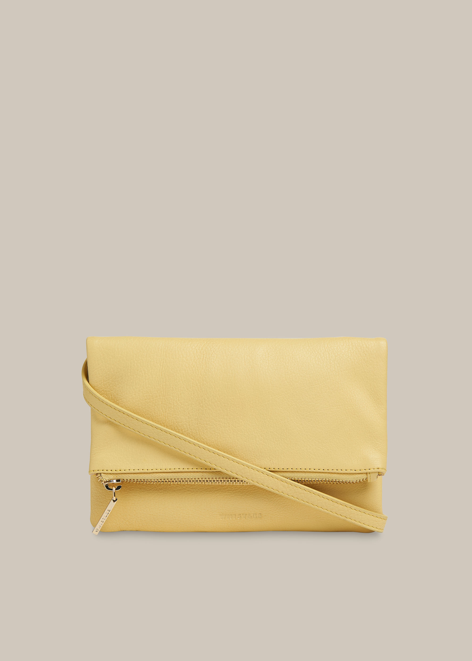 Pale lemon clearance clutch bag