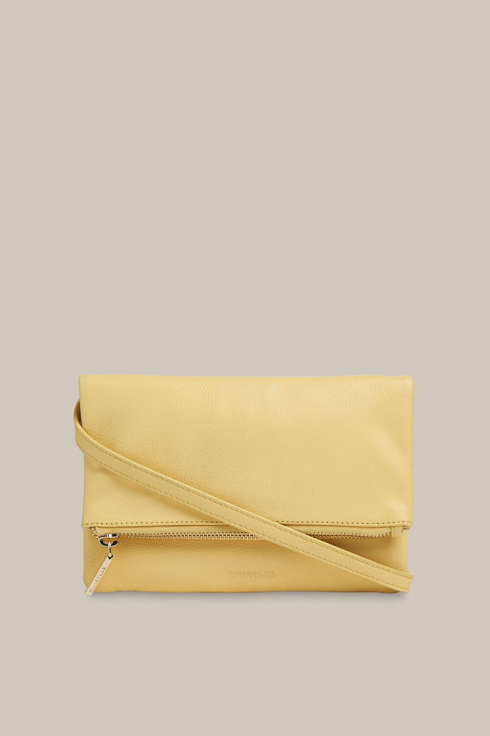 Issy Mini Foldover Bag Lemon
