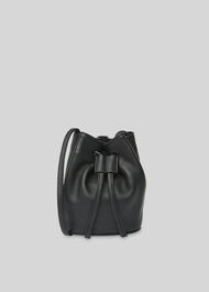 Ammie Mini Drawstring Bag Black