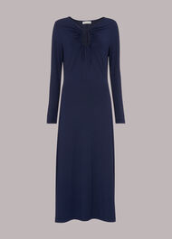 Keyhole Cutout Jersey Dress