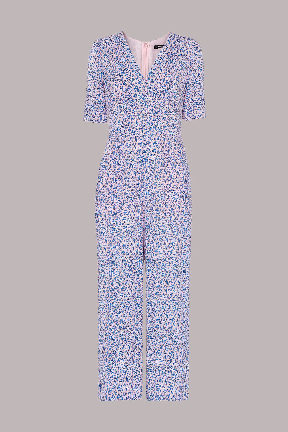 Floral Garden Print Jumpsuit