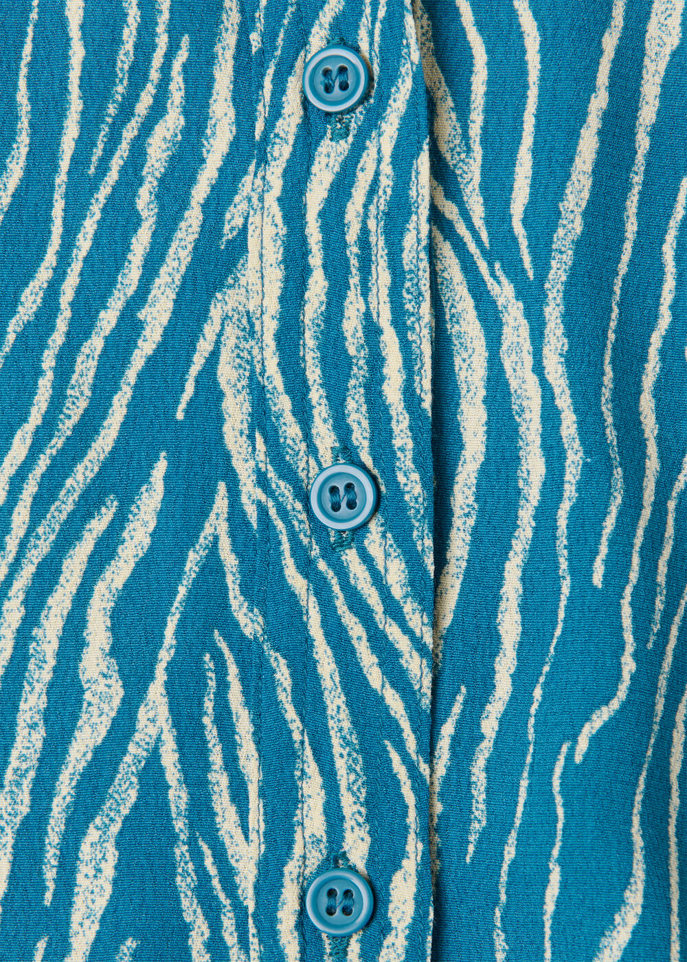 Zebra Button Through Shirt