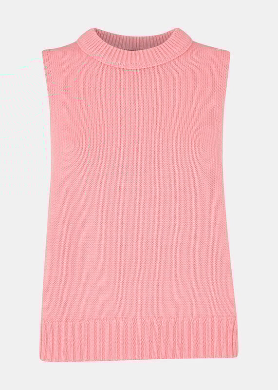 Pink Indie Rib Detail Tank