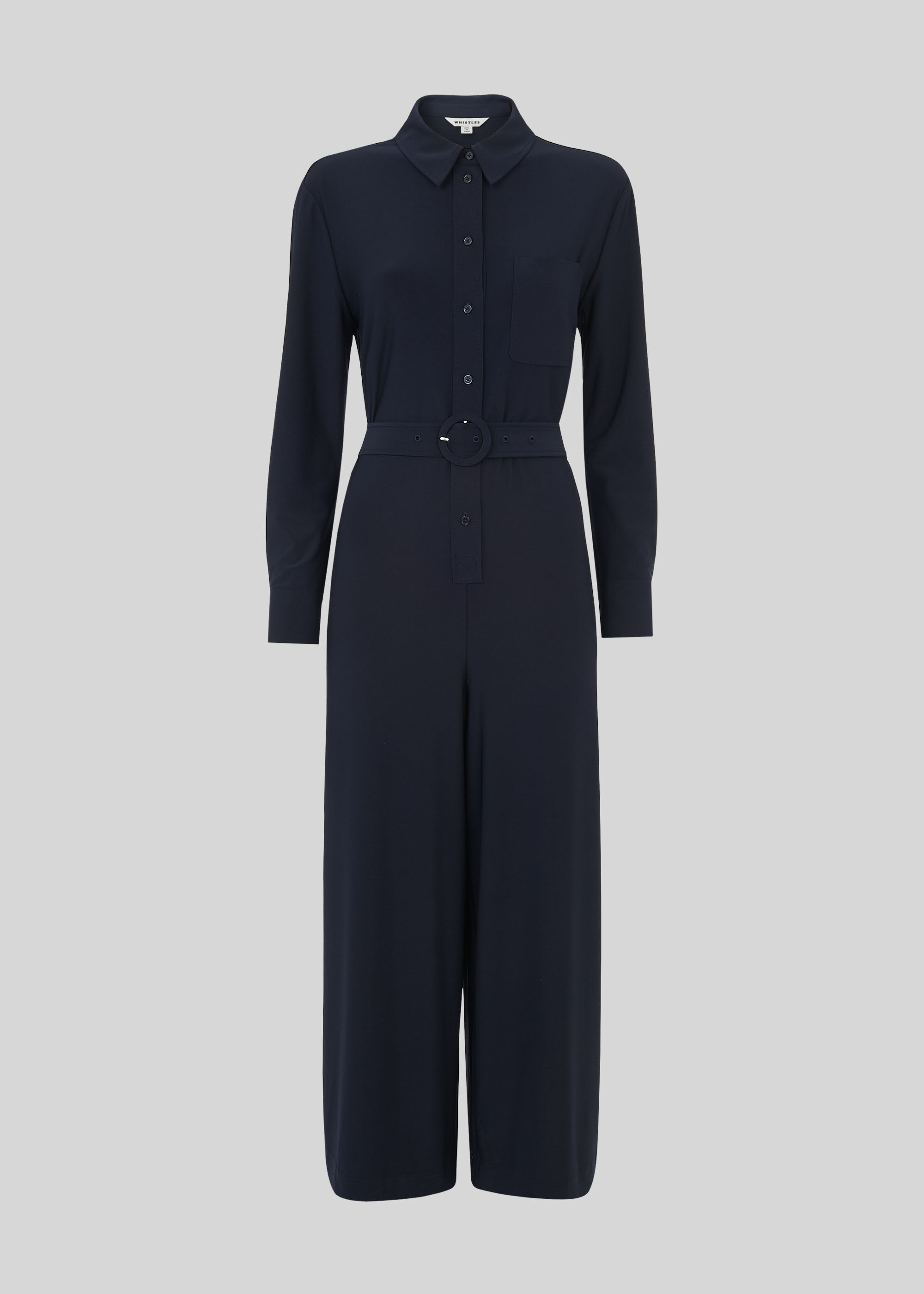 Navy best sale tailored jumpsuit