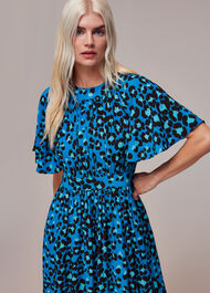 Petite Painted Leopard Amelia Dress
