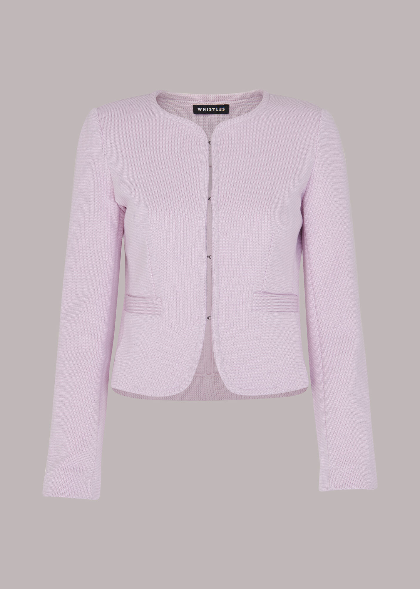 Whistles pink jersey jacket cheap