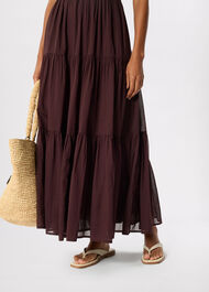 Cotton Maxi V Neck Sundress