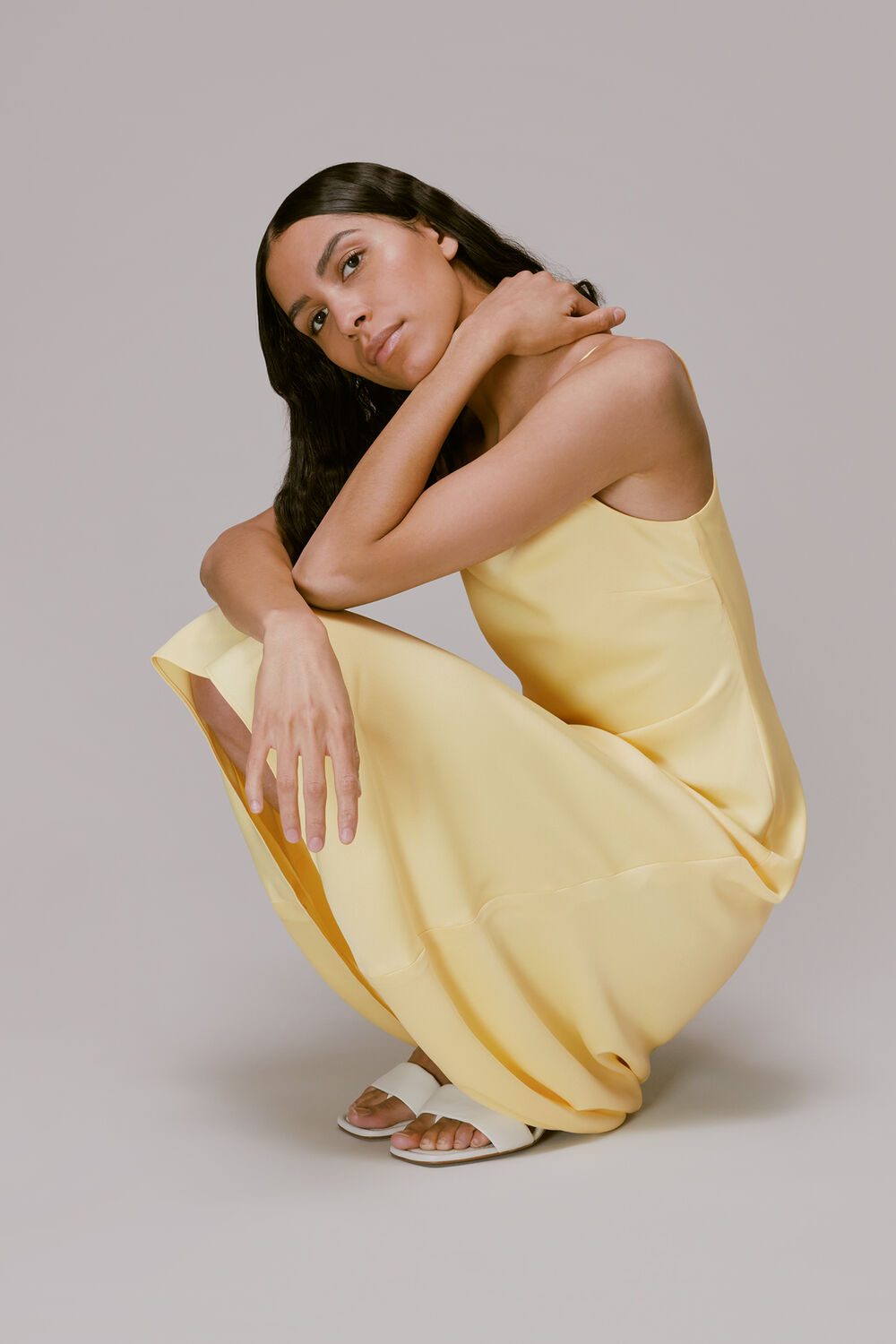 Dagma Satin Cami Dress