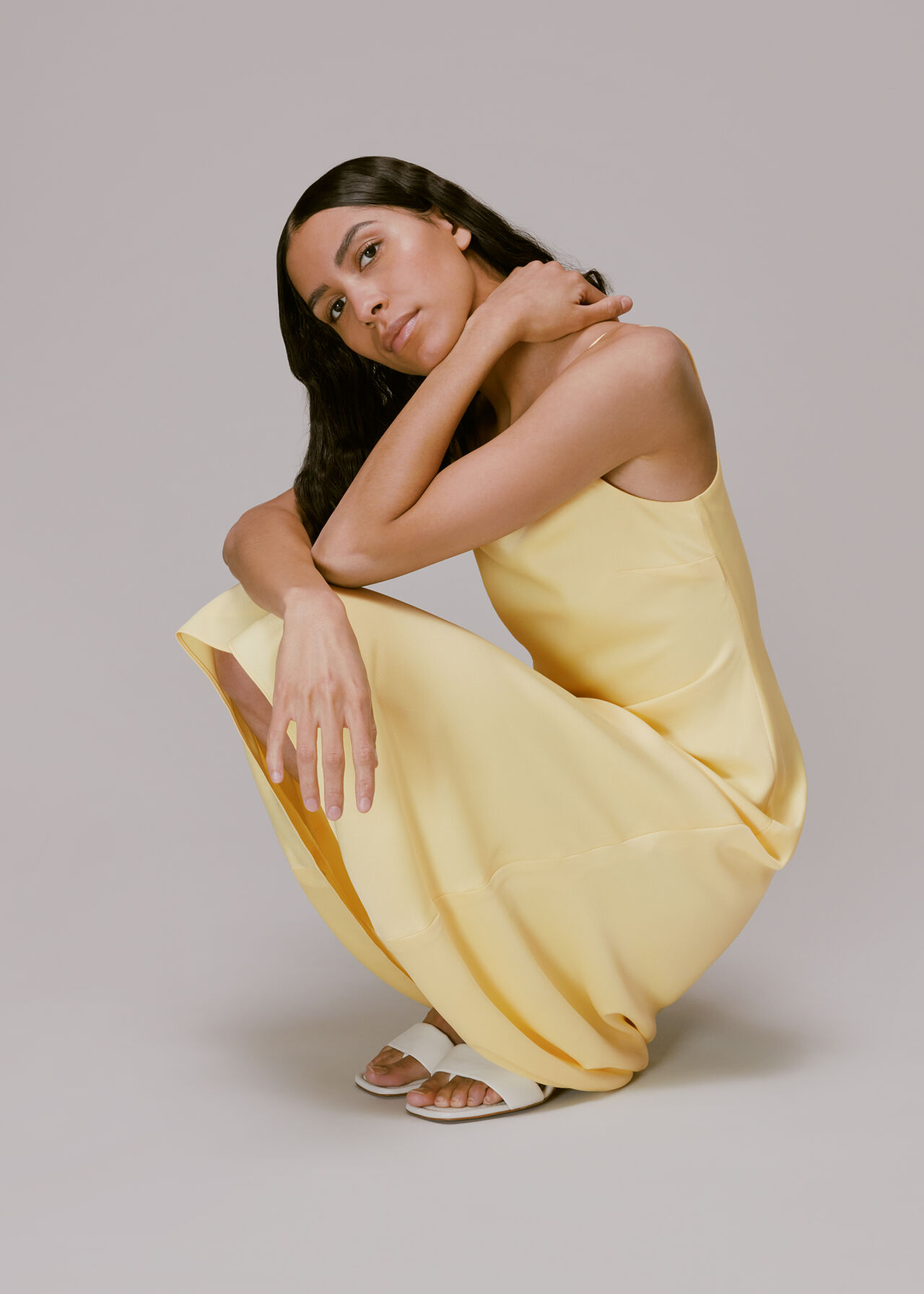 Dagma Satin Cami Dress
