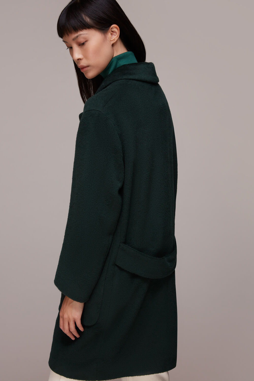 Lola Wool Mix Cocoon Coat