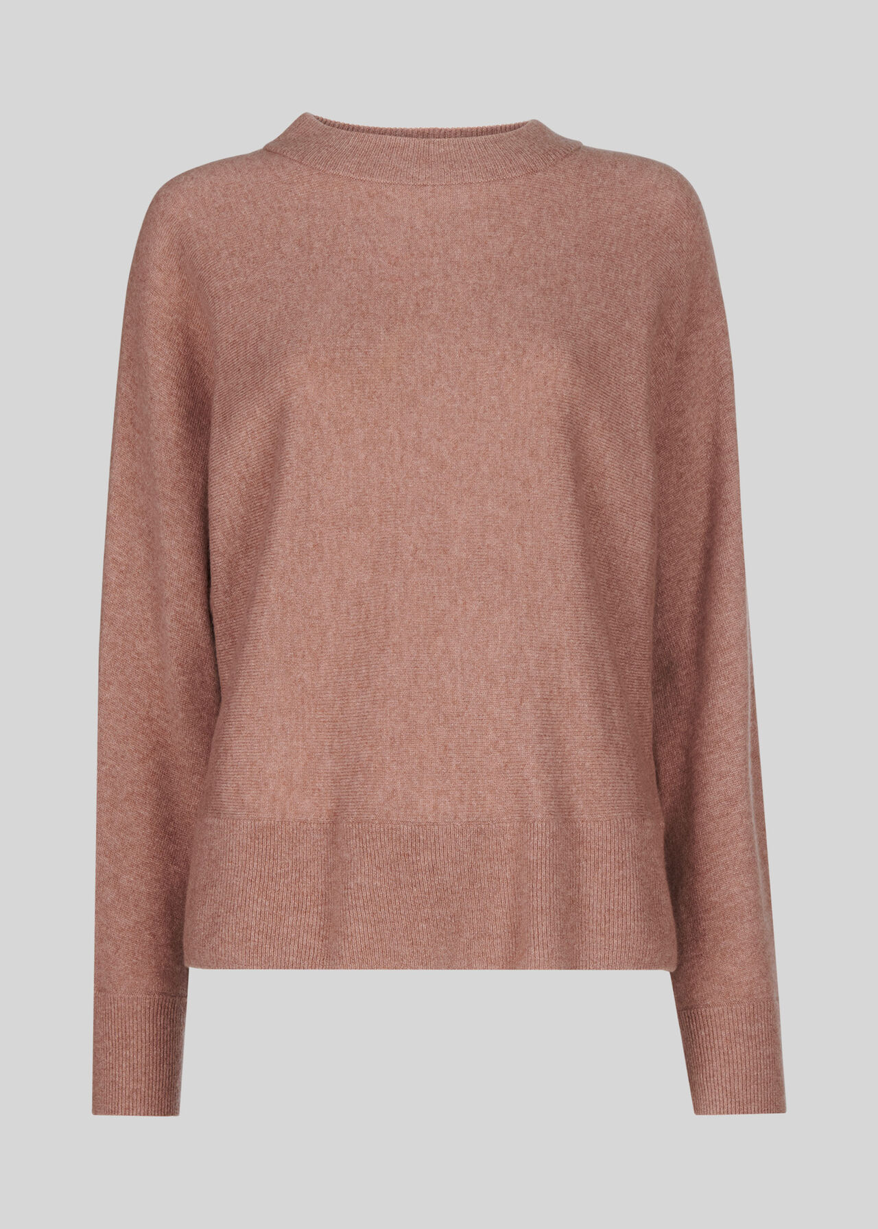 Dolman Cashmere Sweater Pale Pink