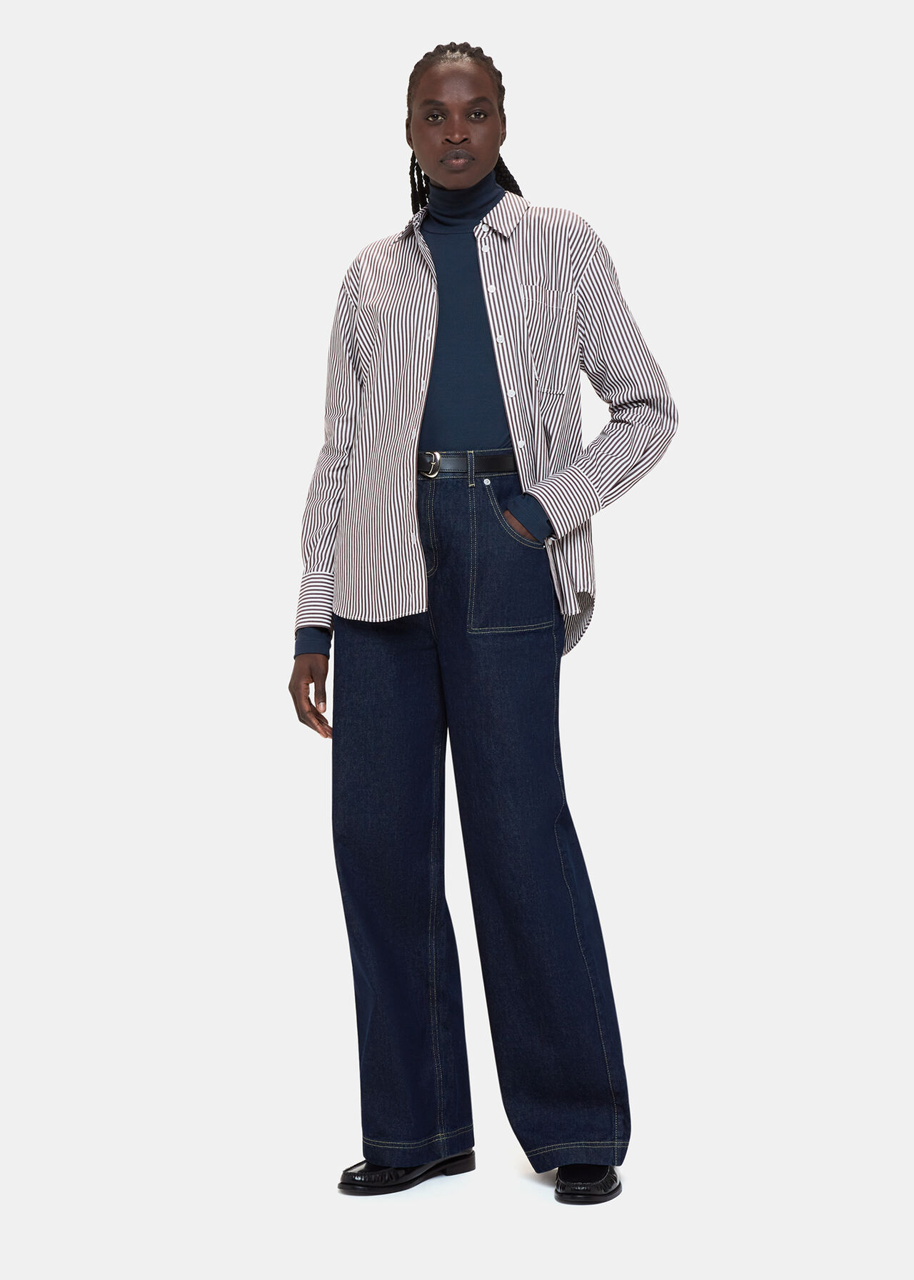 Stripe Relaxed Fit Shirt