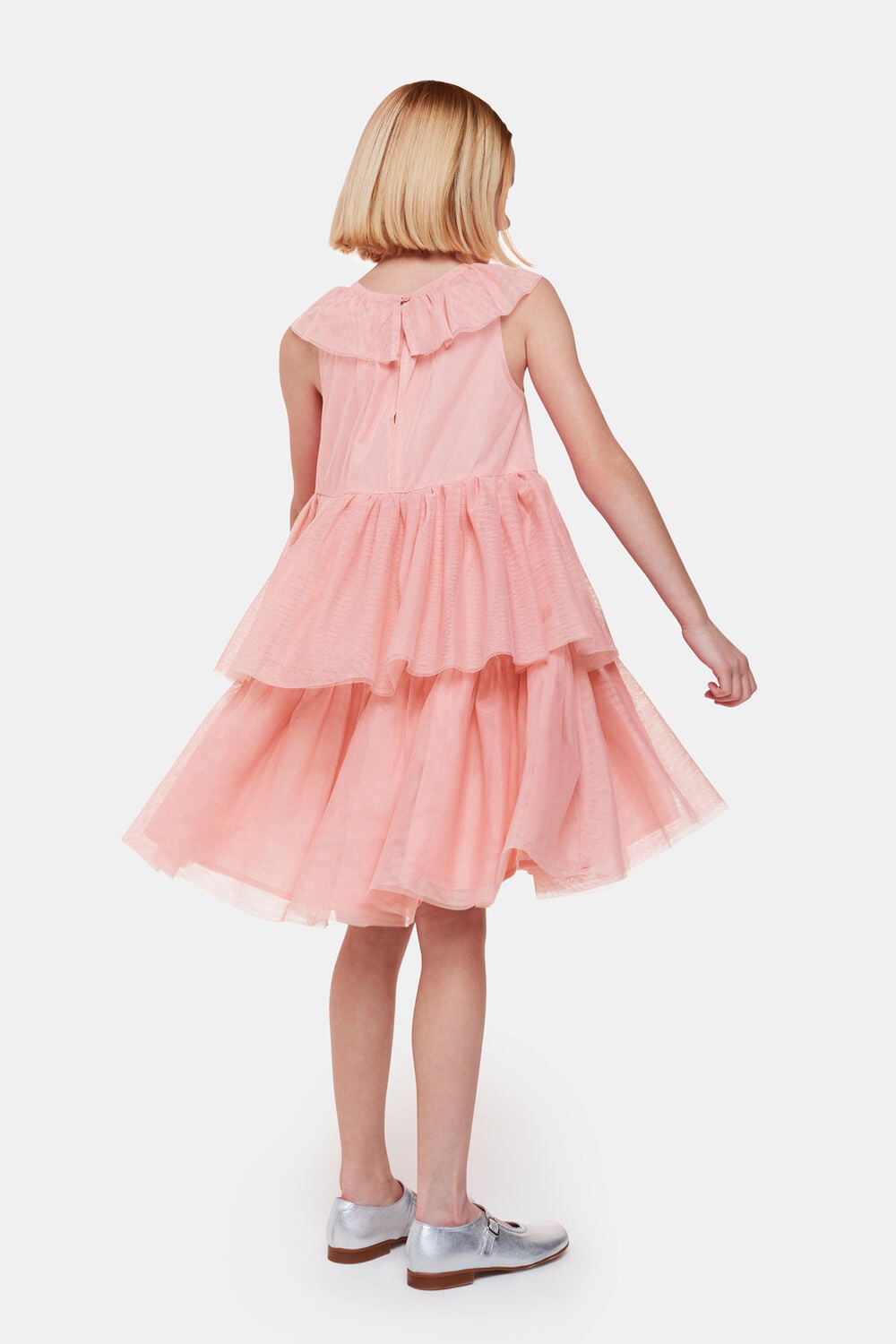 Tilda Tulle Frill Sleeve Dress