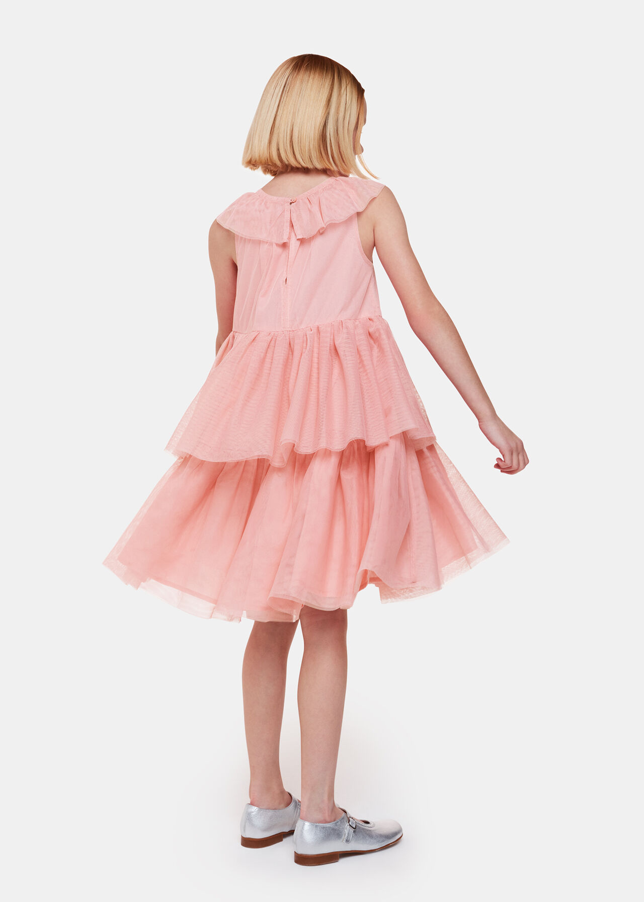 Tilda Tulle Frill Sleeve Dress